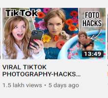 One of her recent video titled 